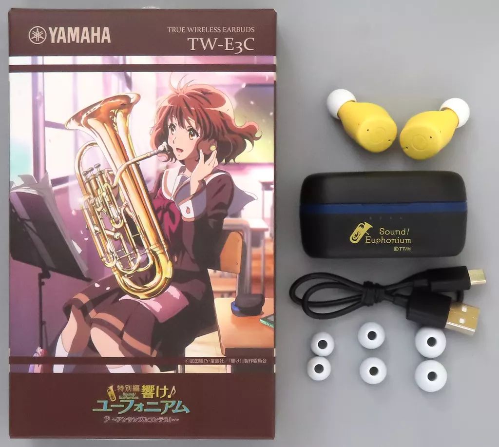 ヘッドフォン 黄前久美子 オリジナル ワイヤレスイヤホン TW-E3C 特別編 響け ユーフォニアム アンサンブルコンテスト×ヤマハ