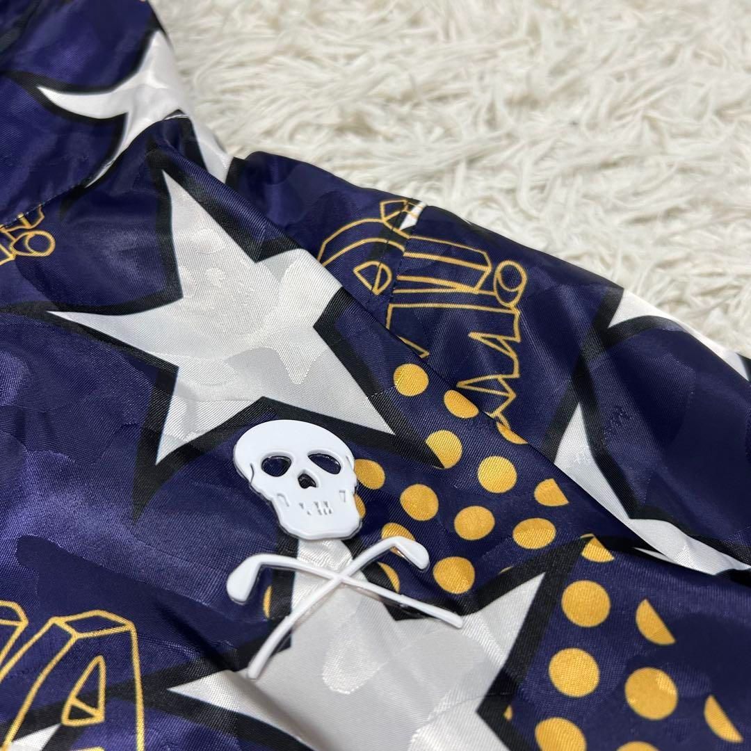 キムタク着用 マークアンドロナ ジップパーカー 38 マルチ 総柄