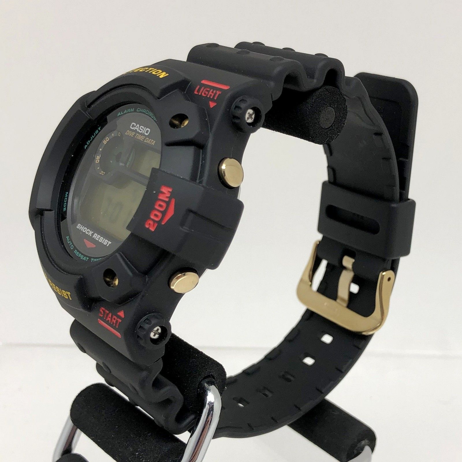 G-SHOCK ジーショック CASIO カシオ 腕時計 DW-6300 FROGMAN フロッグマン レストアサービス デジタル ブラック メンズ