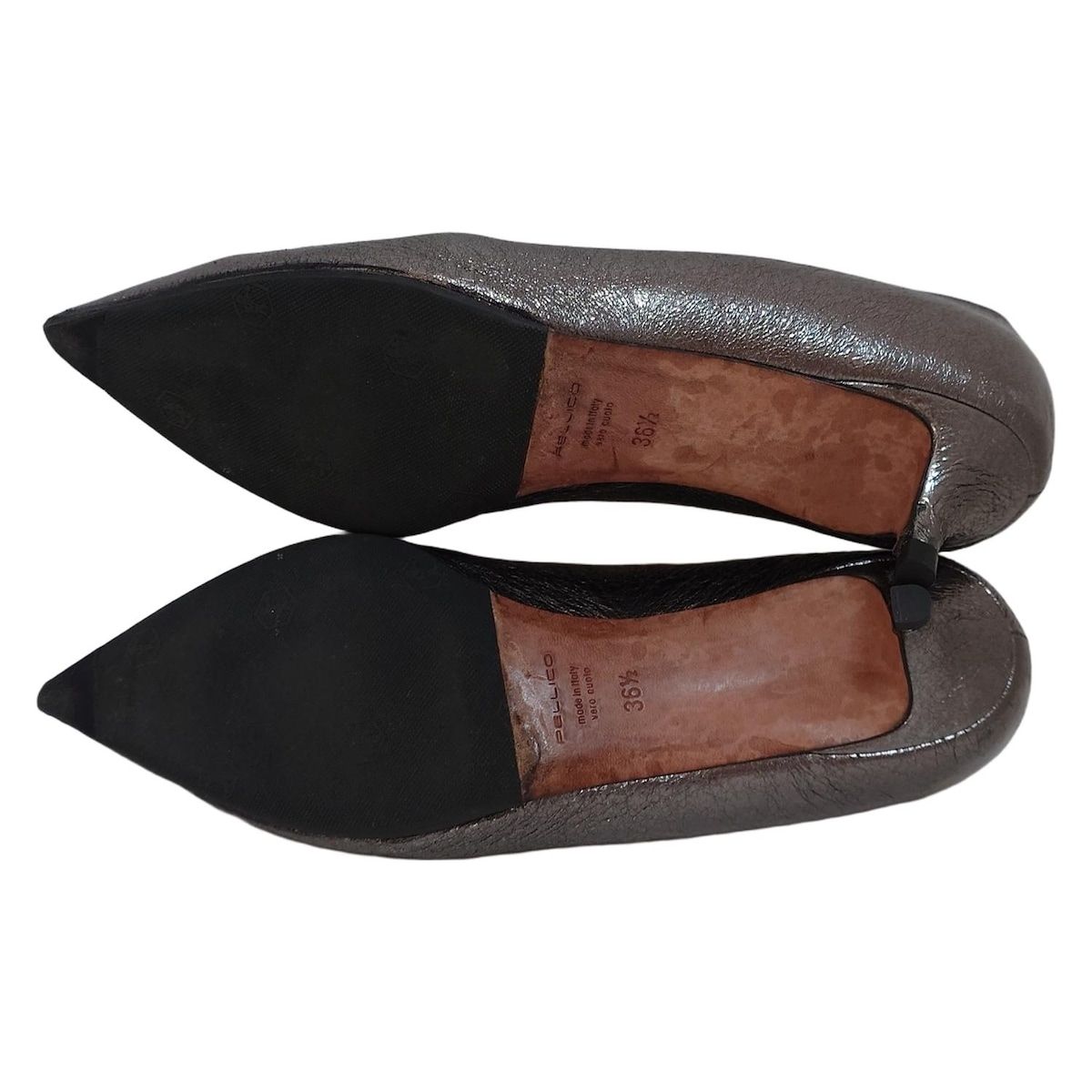 【未使用】PELLICOグレー 36 ペリーコサニー スニーカー メンズ スエードレザー モカシン