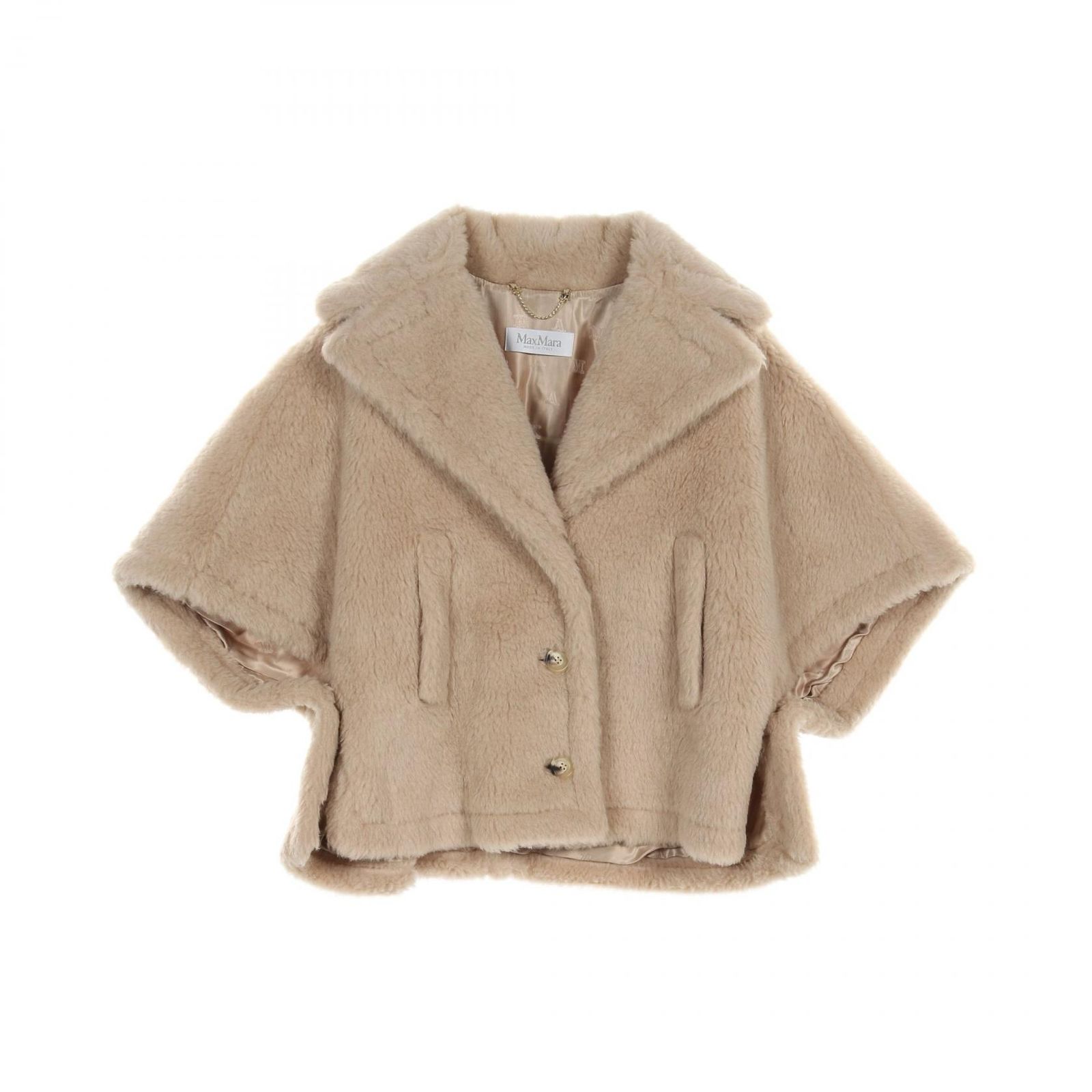 MAX MARA マックスマーラ ALEGGIO テディベア ケープ ポンチョ