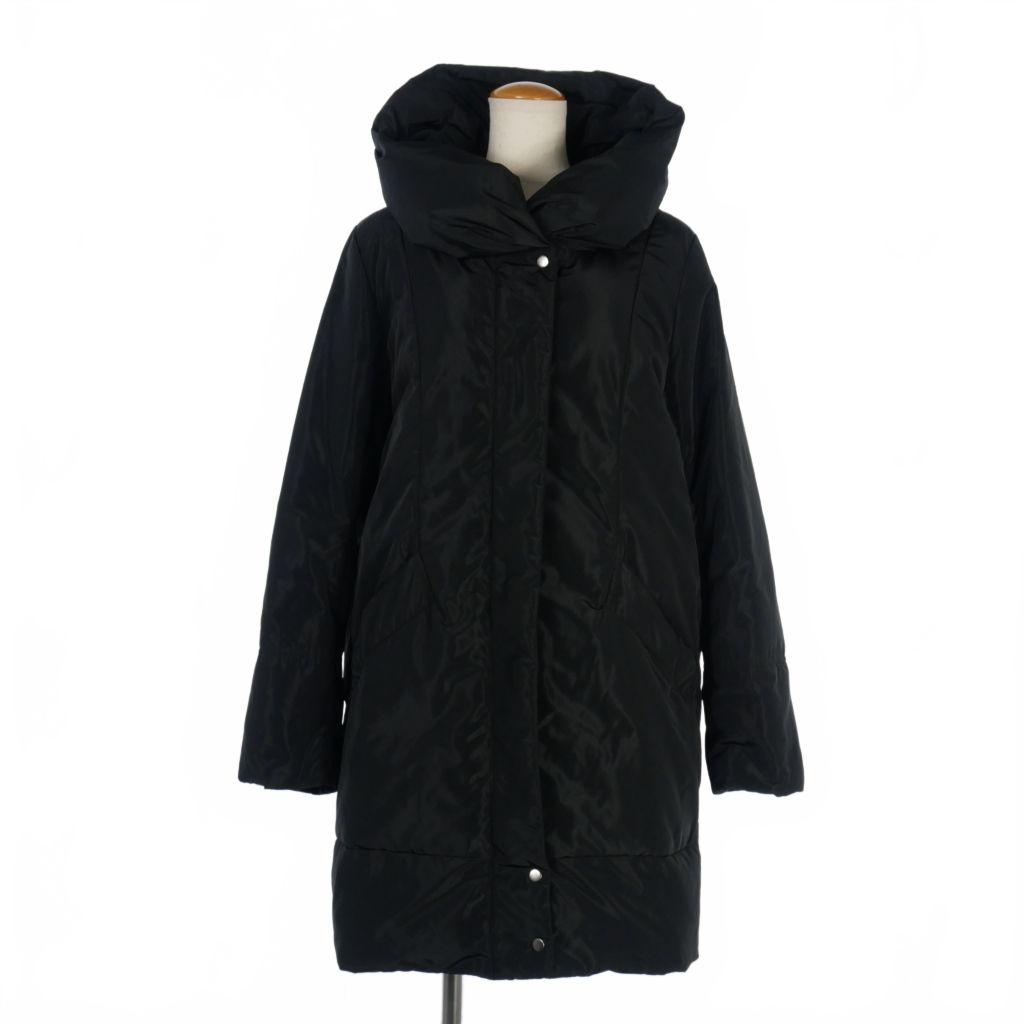 ケイコキシ KEIKO KISHI by nosh ナイロン ダウンコート ジャケット フリーサイズ ブラック 黒 247-8137