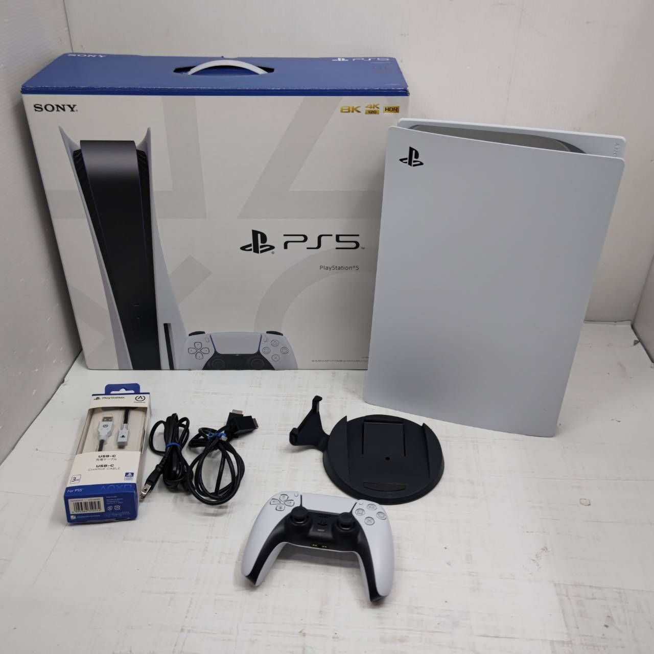 h63598 PlayStation 5 PS5 プレイステーション5 CFI-1200A01 本体 CFI-ZCT1J コントローラ USB‐C付  ゲーム機 初期化済 - メルカリ