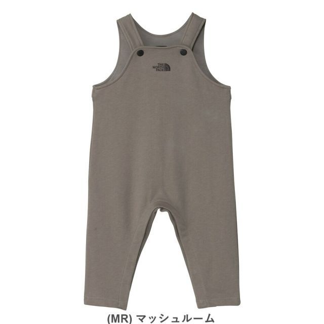種類8 MK 90 ザ ノース フェイス ベビー THE NORTH FACE B SWEAT OVERALL スウェットロゴオーバーオール キッズ ノースフェイス オーガニックコットン 綿100％ 出産祝い ロングパンツ 新生児 柔らか