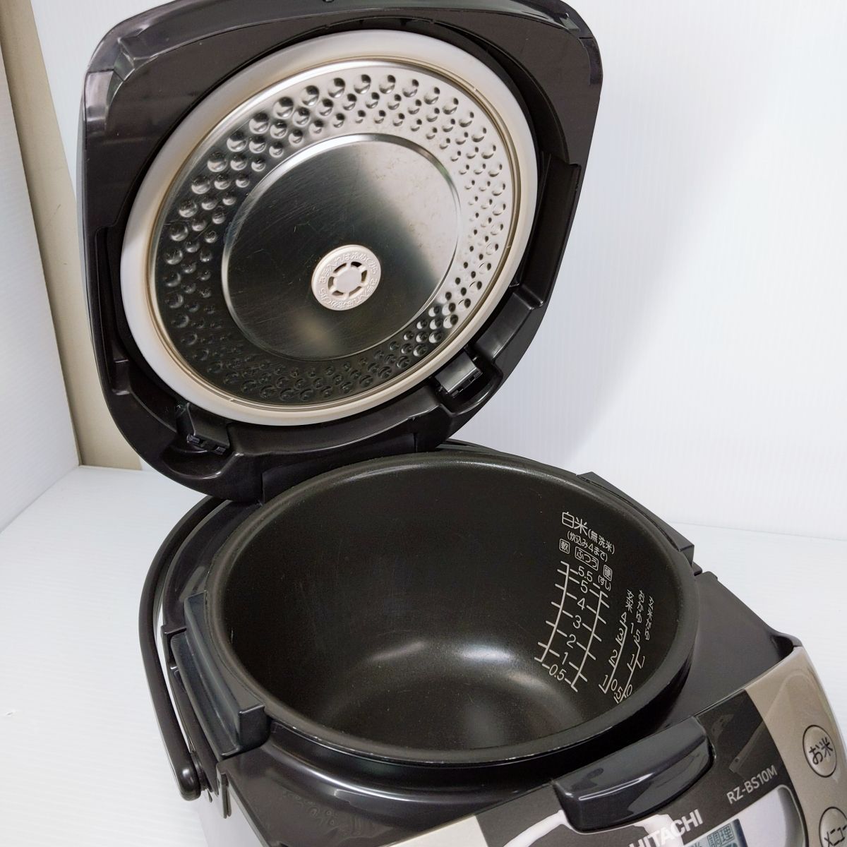日立 RZ-BS10M-S IH炊飯器 5.5合炊き シルバー RZ-BS10M-S(シルバー) IHジャー炊飯器 5.5合