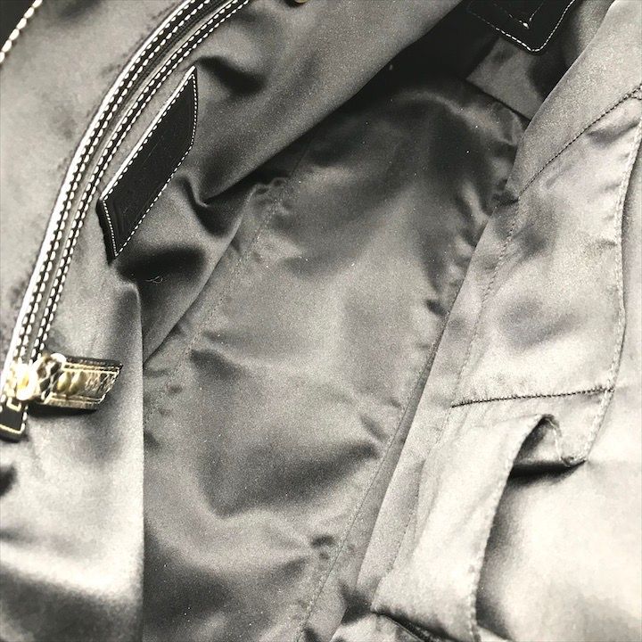 良品 COACH コーチ ミランダプリンテッド パイソン サッチェル ハンド