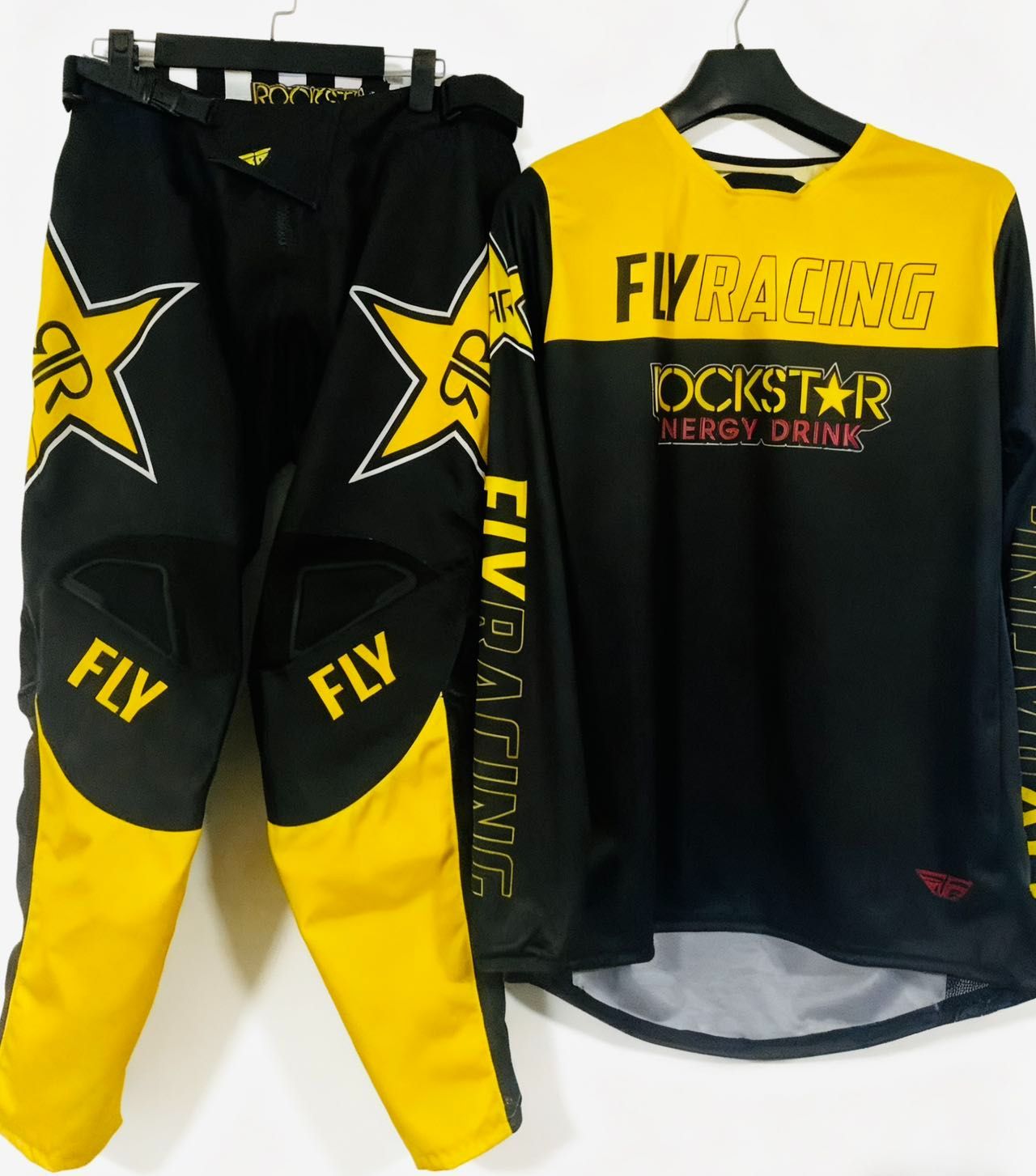 アウトレット L Fly RACING Rockstar MX モトクロス レーシング シャツセット パンツ ジャージ オフロード バイクウエア