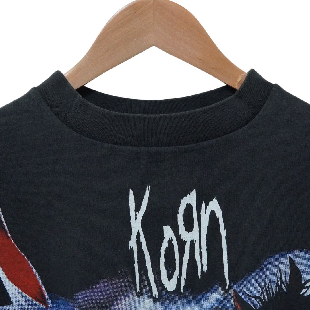 90-00s KORN コーン Tシャツ giantタグ XL相当 オリジナル 楽天市場】90年代 giant KORN コーン バンドTシャツ USA製