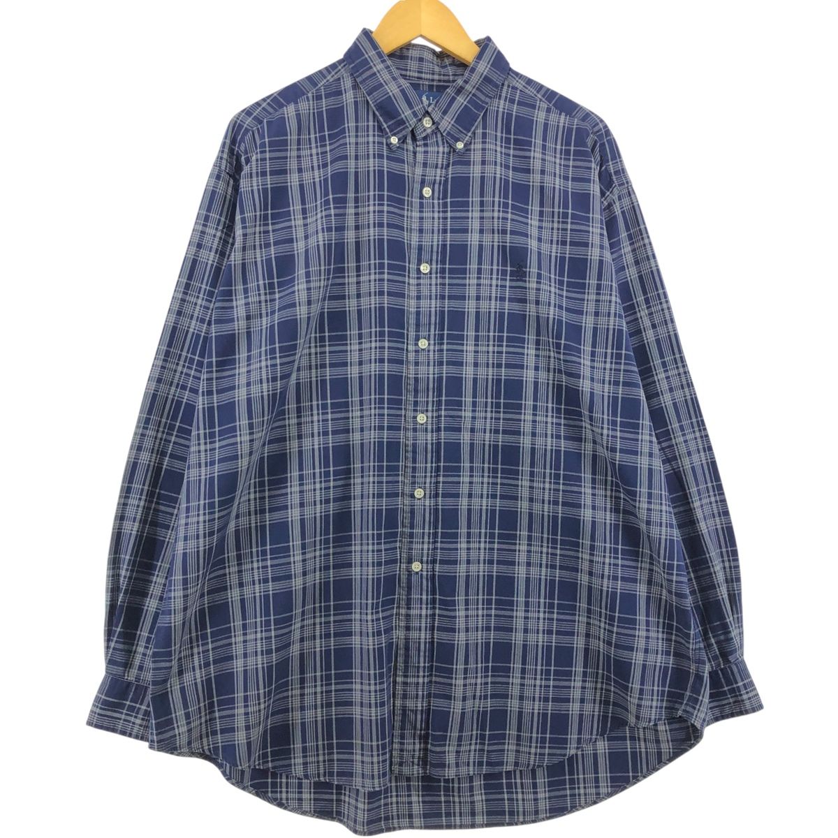 古着 ラルフローレン Ralph Lauren BLAKE 長袖 ボタンダウンチェック  