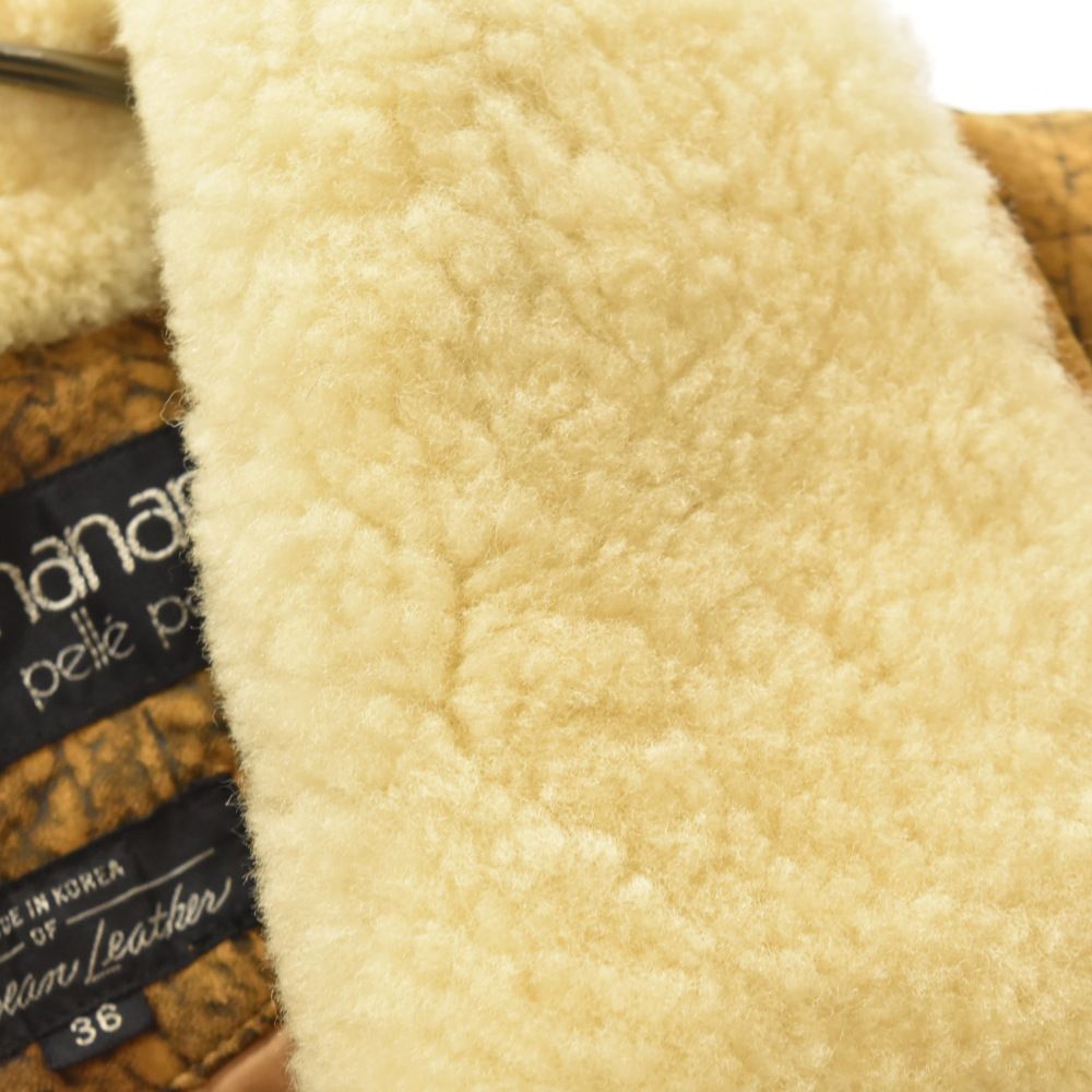 ペレペレ　マークブキャナン　ムートンコート ペレペレ マークブキャナン ムートンコート 本革 B-3 acne ZARA
