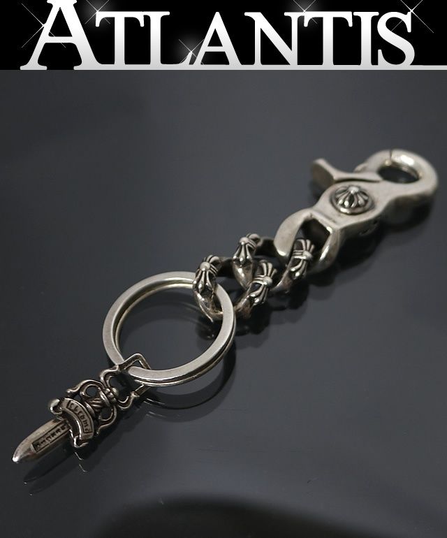 CHROME HEARTS 銀座店 クロムハーツ エクストラファンシーリンク キーチェーン ショート ダガー メンズ シルバー SV925 100632