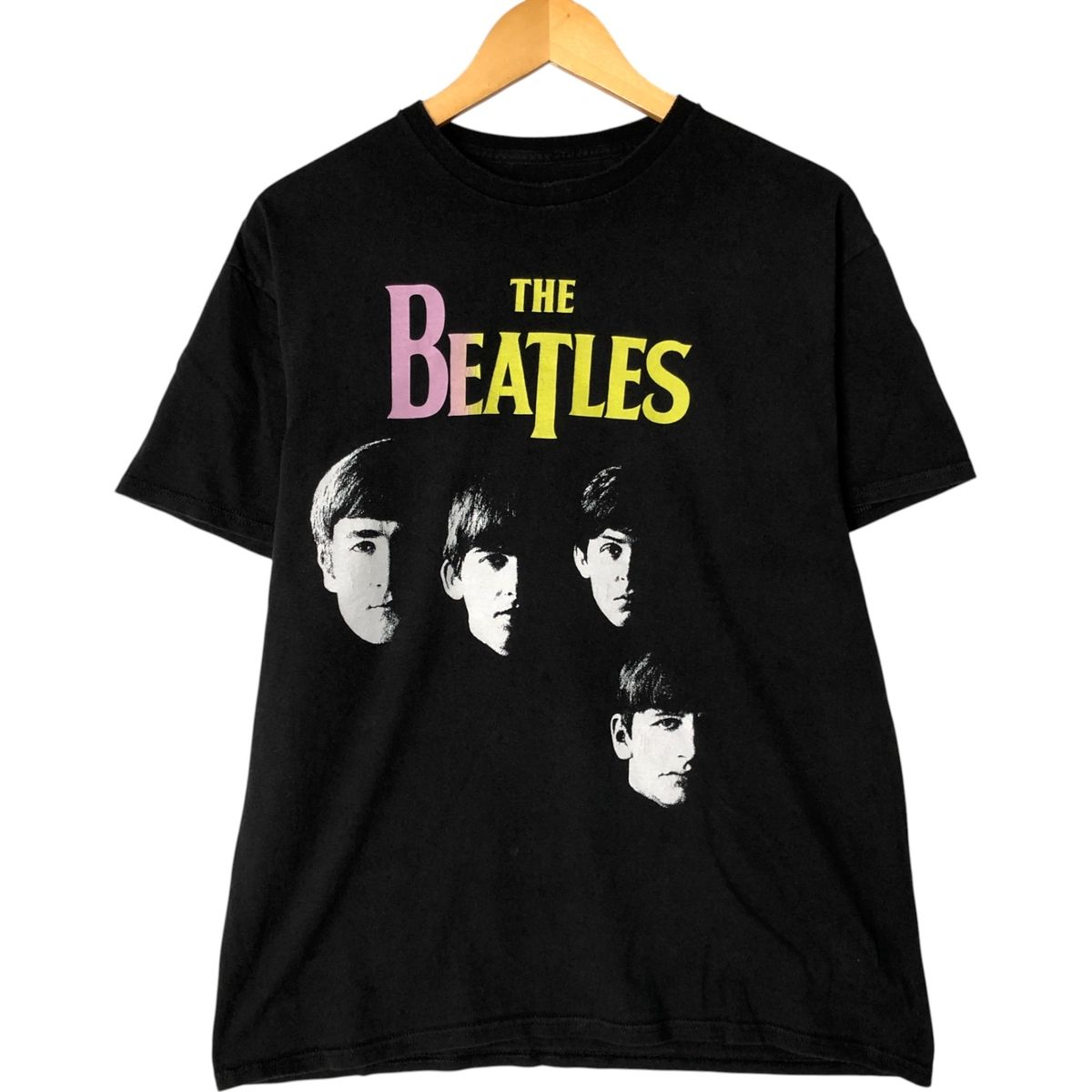 【英国製】2017 BEATLES ビートルズ　ロック　バンドTシャツ L古着 英国製2017 BEATLES ビートルズ ロック バンドTシャツ L