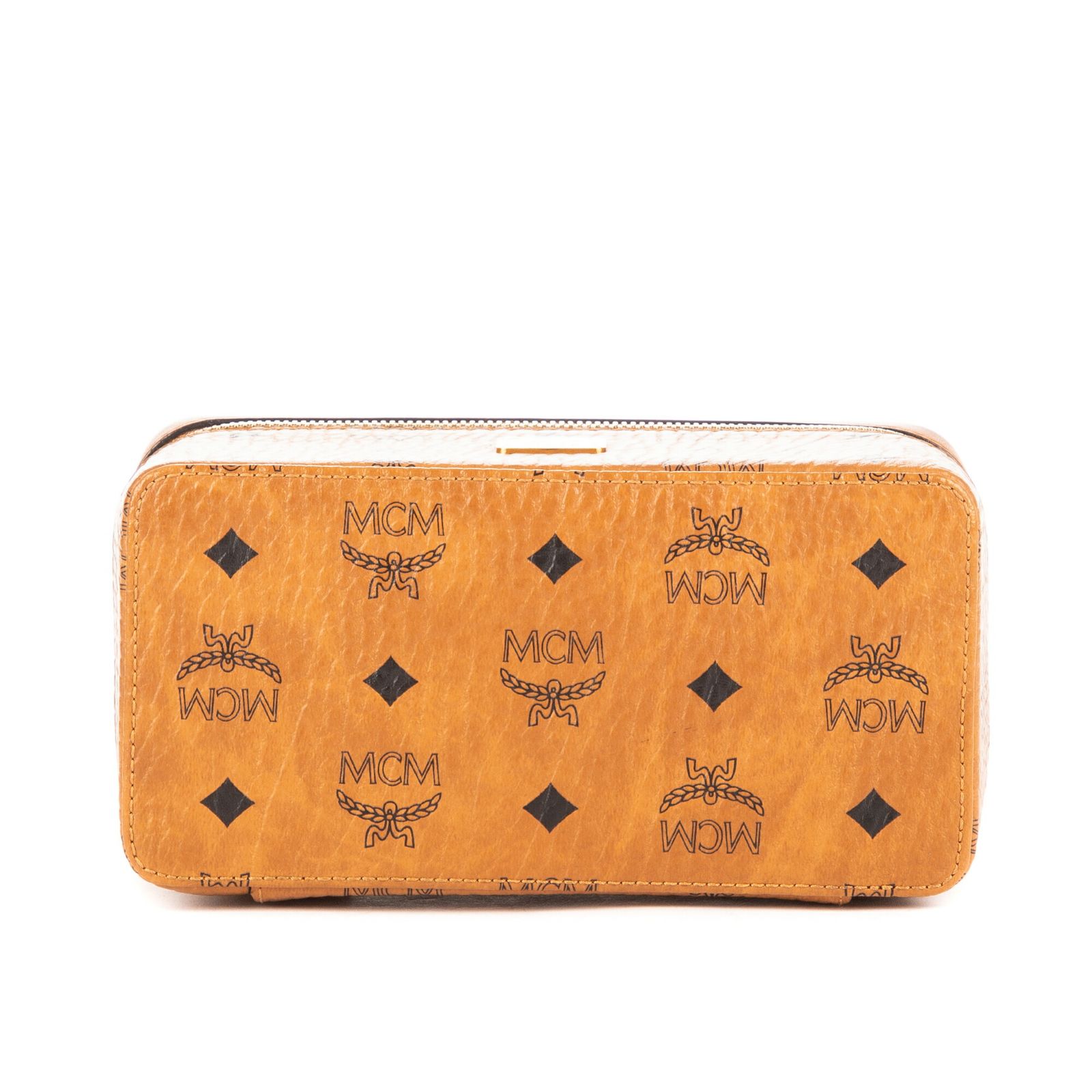 MCM エムシーエムコスメティックケース クロスボディコニャックヴィセトスPVCキャンバスA USTAUSTRALIA_COM_AU