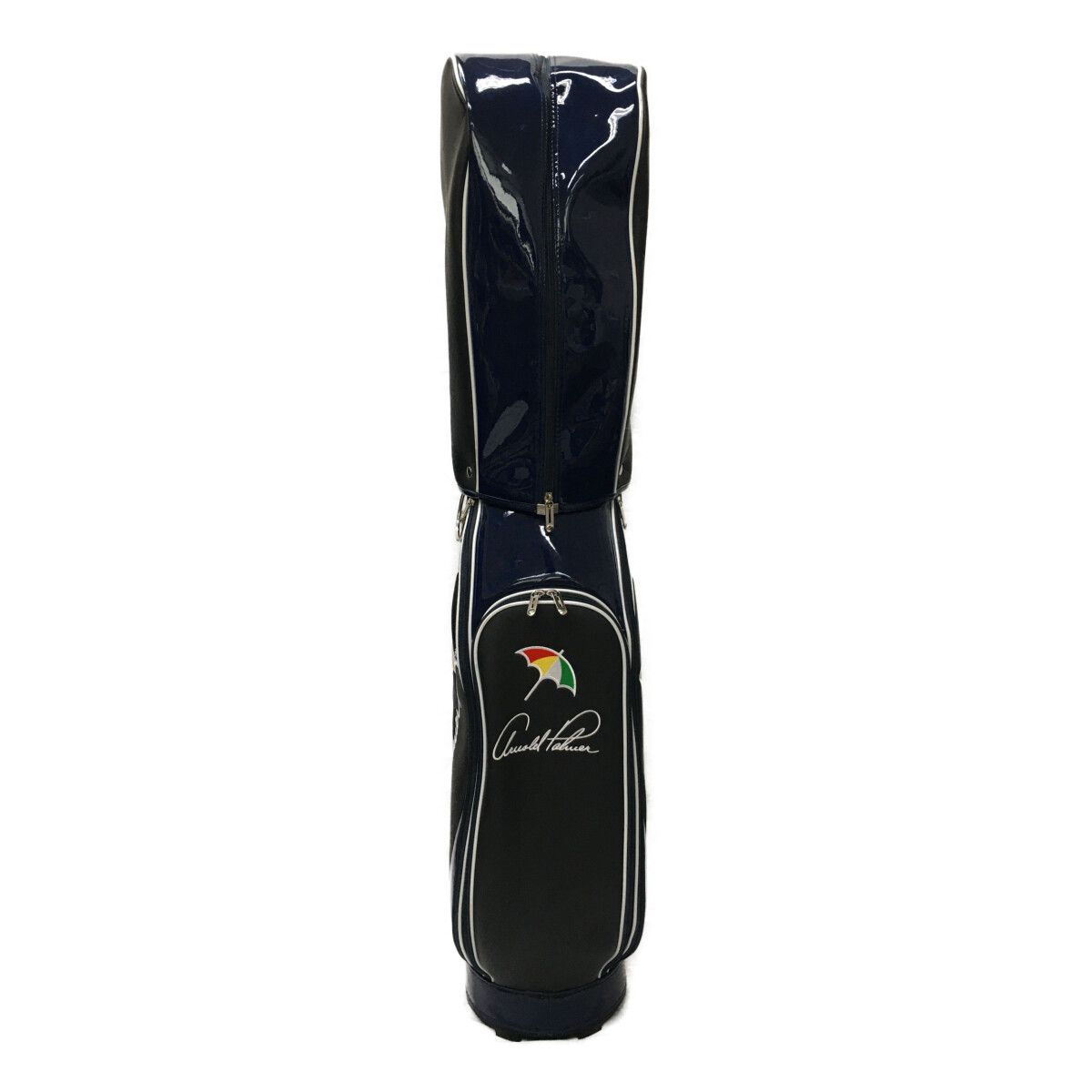 Arnold Palmer - coco 中古 アーノルドパーマー Arnold Palmer キャディバッグ ネイビー 紺 カート式 中古 アーノルドパーマー Arnold Palmer キャディバッグ