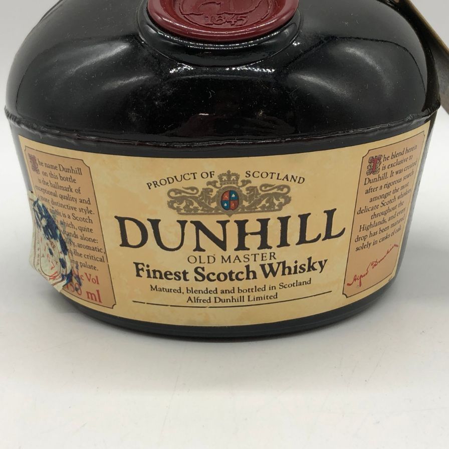 DUNHILL（ダンヒル）オールドマスター ファイネスト 43％ 750ml ダンヒル オールドマスター ファイネスト 旧 750ml 43%【Y1