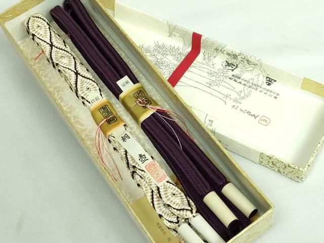 平和屋本店□極上 有職組紐道明 ループタイ 宮内庁御用 国立博物館御用  