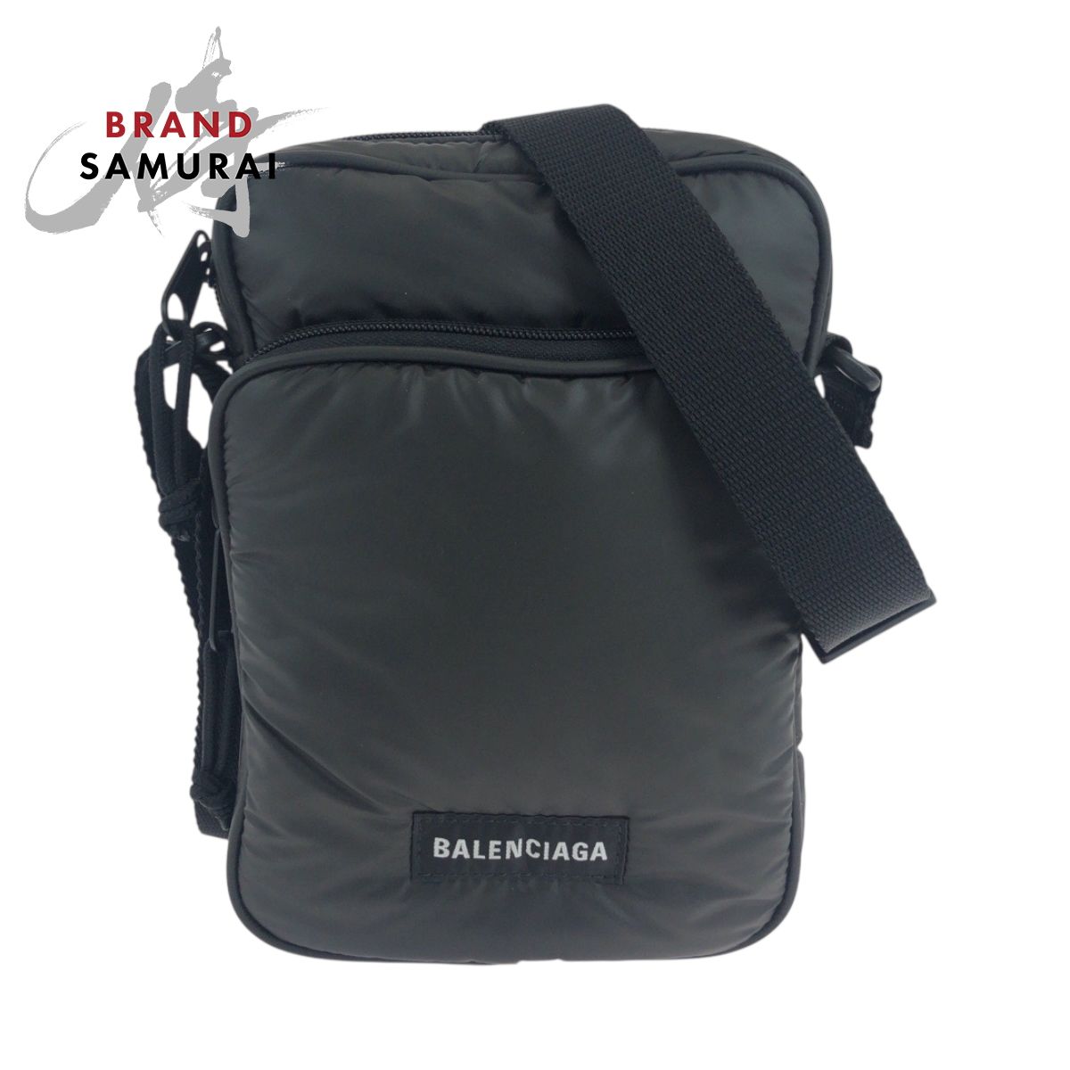 超美品 BALENCIAGA バレンシアガ ロゴ ブラック 黒 ブラック金具