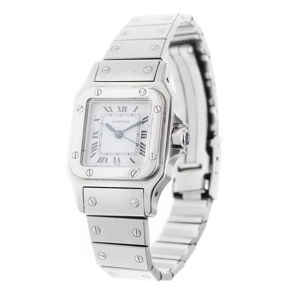 カルティエ CARTIER サントスガルベSM 自動巻き レディース_911459