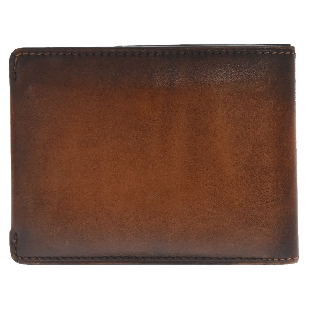 ベルルッティ コインカードケース カリグラフィ ブラウン エピュール