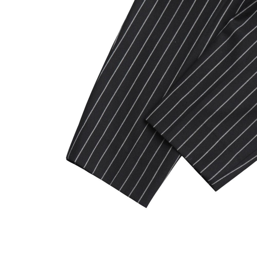 ストライプ テーパードパンツ