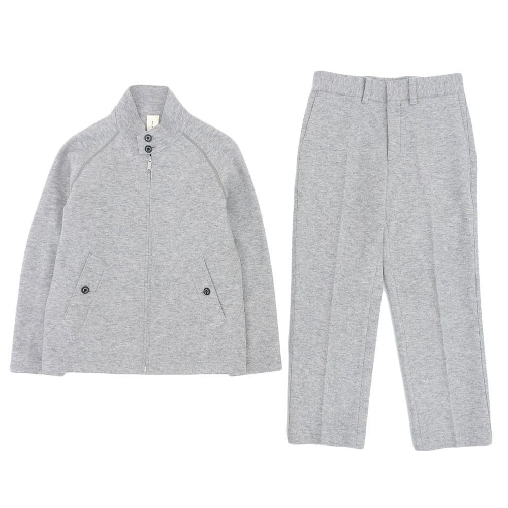MACKINTOSH マッキントッシュロンドン ウール ジップブルゾン ジャケット パンツ セットアップ 38 グレー メンズ 古着