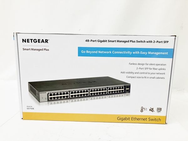 Netgear GS750E-100AJS ギガビット イーサネット スイッチ ハブ