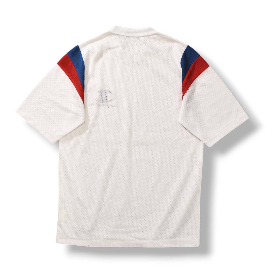90s ビンテージ champion ゲームシャツ  フットボール メッシュ 古着 90年代 チャンピオン Champion Vネック メッシュ ゲーム