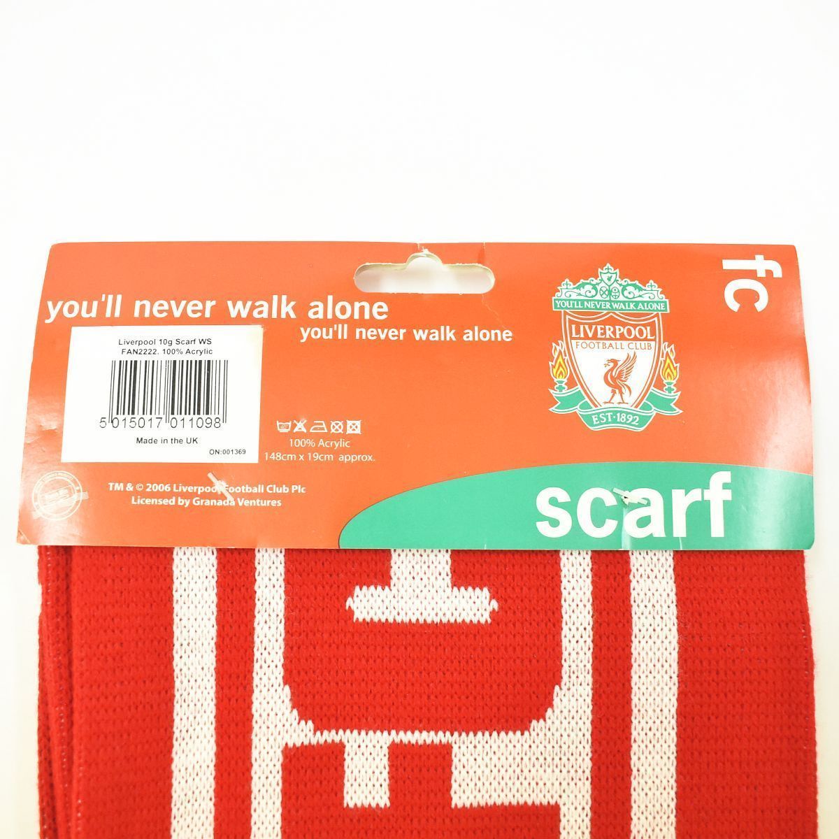 新品未使用】 【現地品】 英国製 リバプール liverpool タオル