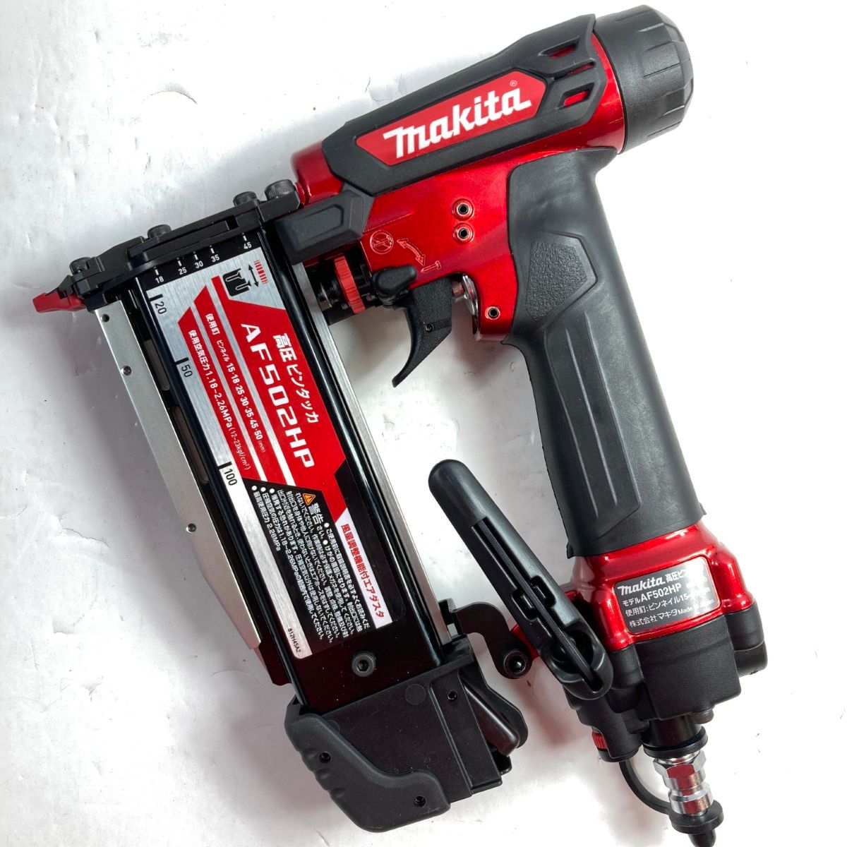 ＊＊MAKITA マキタ 15 50mm 高圧ピンタッカ ケース付 AF502HP レッド