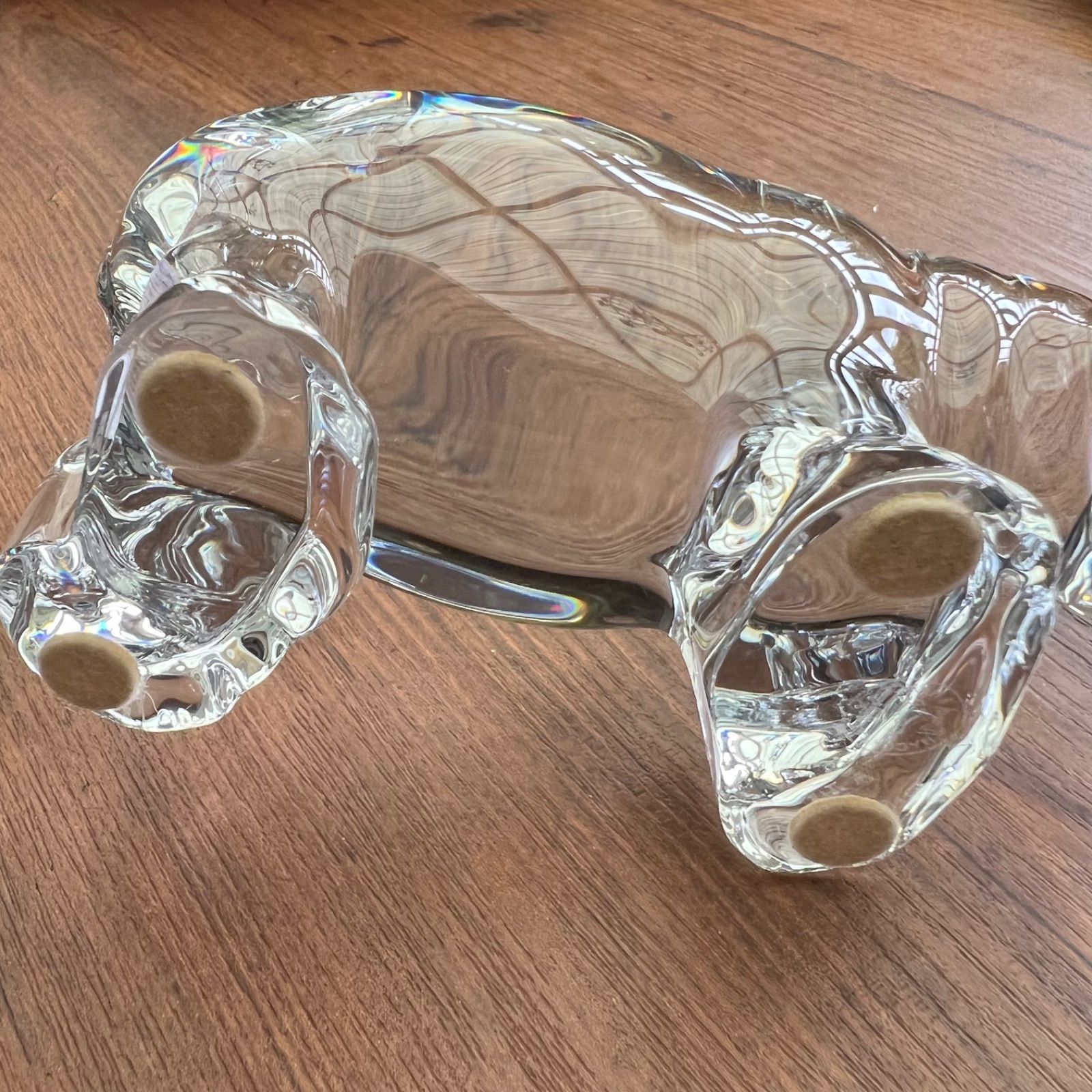 美品】バカラ BACCARAT 置物 オブジェ カバ ヒポポタマス 希少