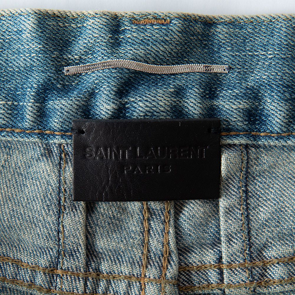 SAINT LAURENT YSL サンローラン デストロイ クラッシュ 加工デニム