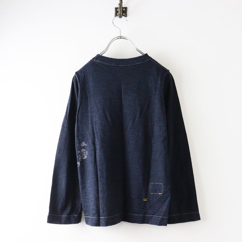 45R フォーティーファイブアール コットン 総柄カットソー 2/ブラウン