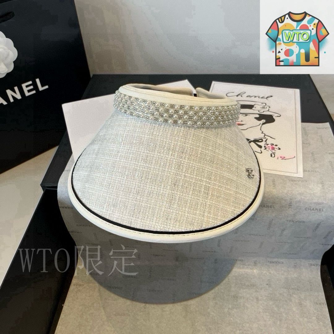 【パールが上品♪エレガントなデザイン】シャネル ヘッドバンド 今日特価】Chanel パール ヘッドバンド兼用サンハット - メルカリ