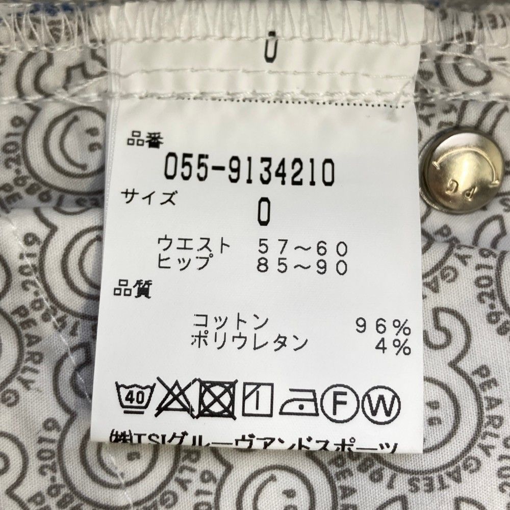 サイズ：0 PEARLY GATES パーリーゲイツ 30周年モデル ストレッチ