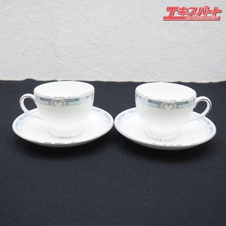 未使用　ウエッジウッド　メイスフィールド　カップ&ソーサー、プレート　2セット ウェッジウッド WEDGWOOD メイスフィールド Masefield カップ