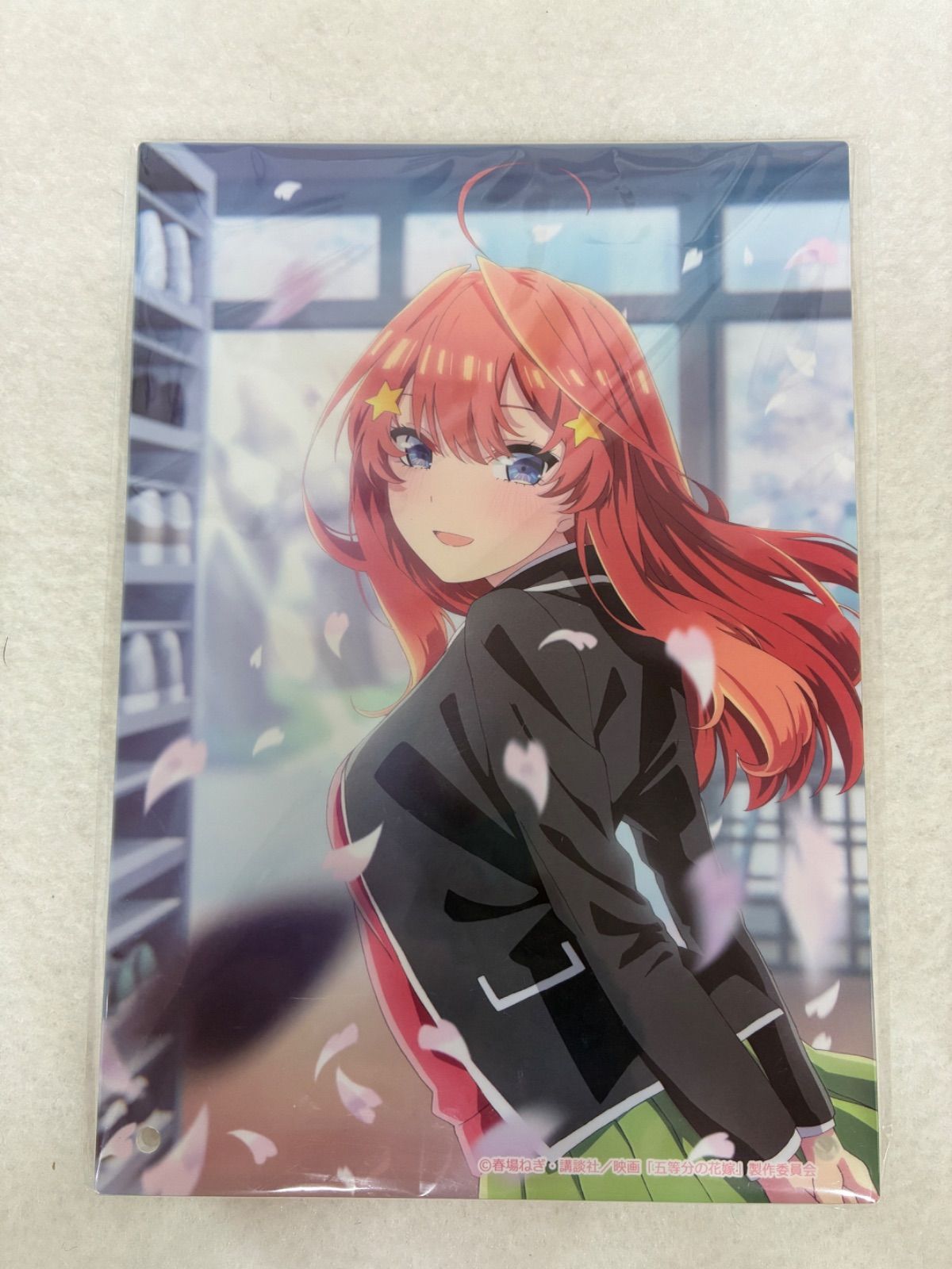 【バラ売り専用】A3クリアポスター 映画 五等分の花嫁 サクラサク きゃらっとくじ『映画「五等分の花嫁」～サクラサク！～』