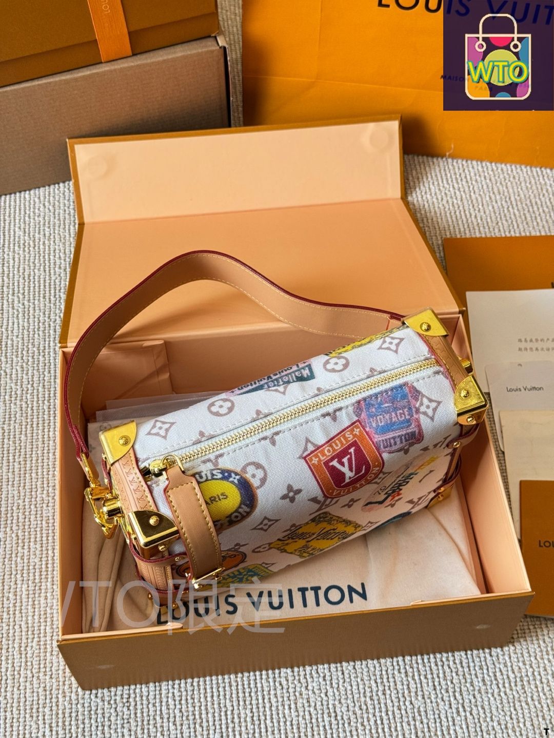 VUITTON 箱 LOUIS VUITTON×NIGO Monogram Boxモノグラムボックス サイズ