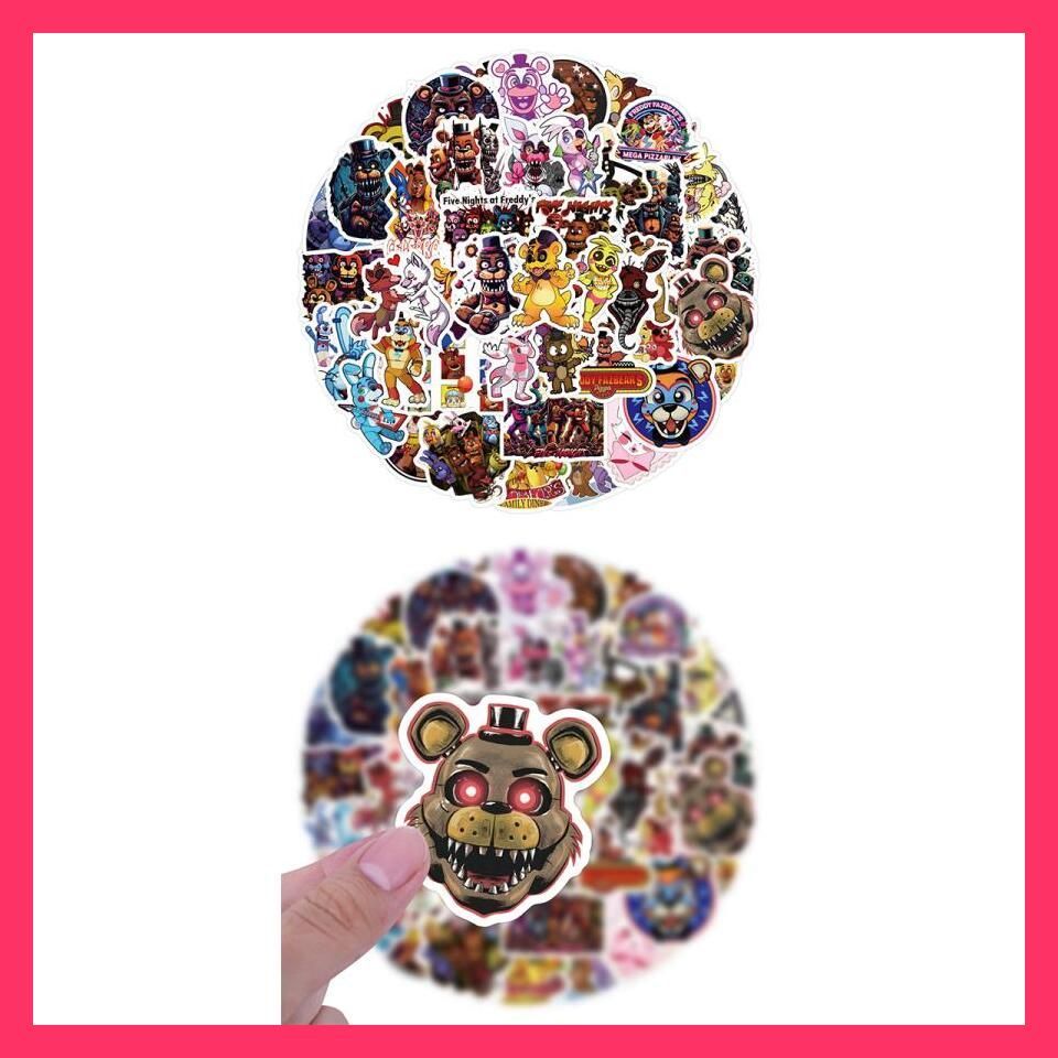 ☆売れ筋☆ Five Nights at Freddy's ステッカー 62枚セット Ver.3 PVC 防水 シール 大量 FNAF FNaF  フナフ ファイブナイツアットフレディーズ ホラー ゲーム モンスタ - メルカリ