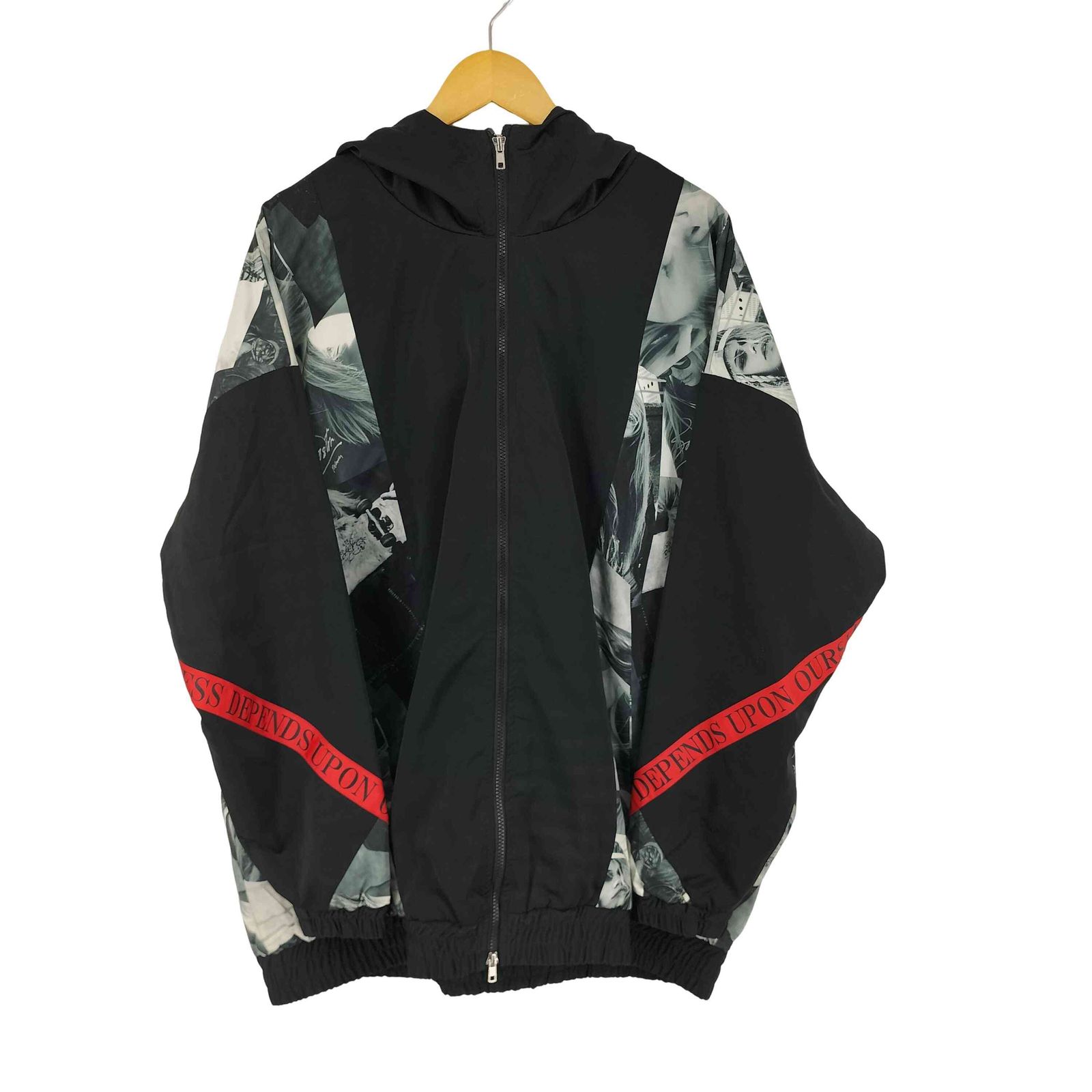 ユーズドフルギ USED古着 #ootdJapan 切替 ナイロンパーカー メンズ JPN：XL 