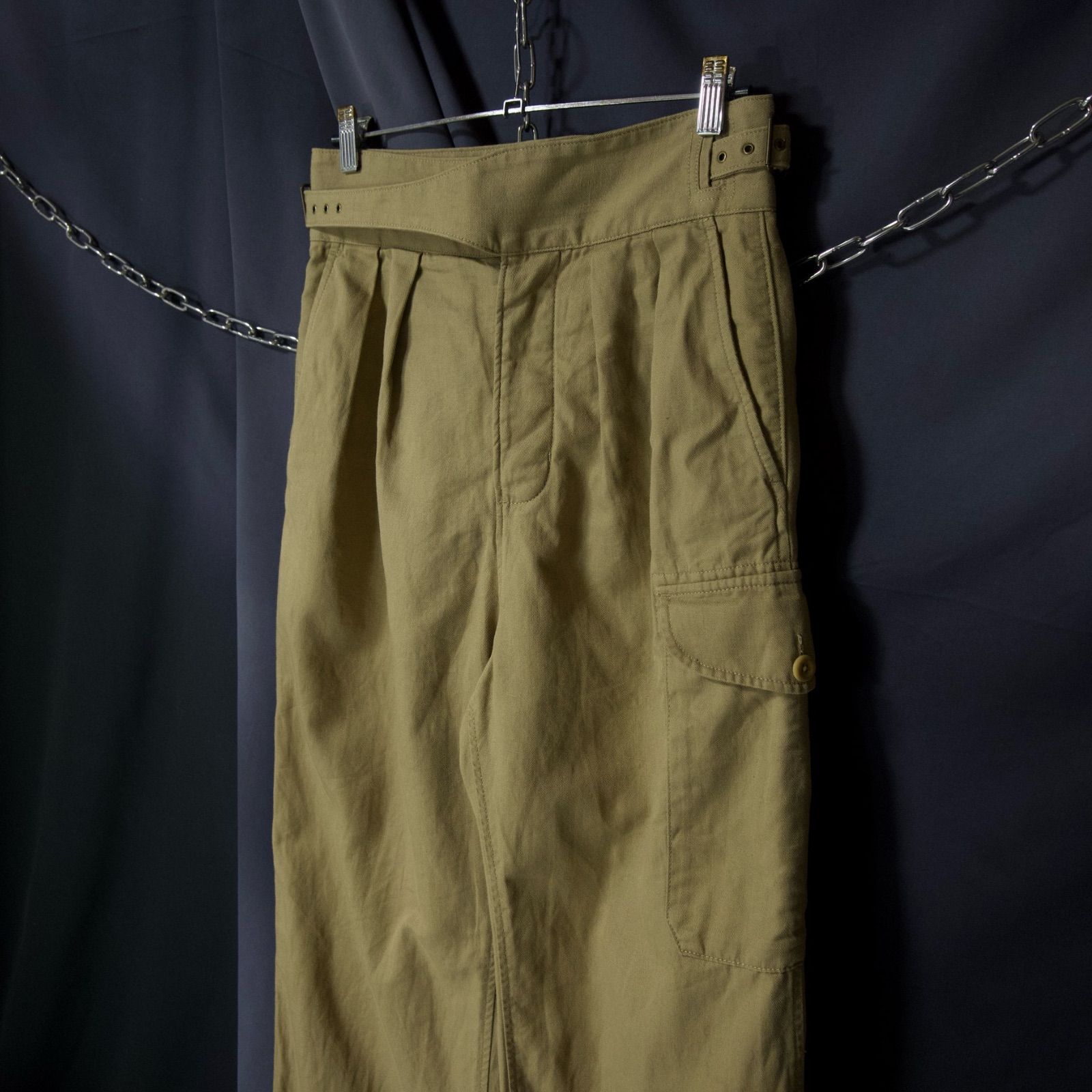 Late00s~Early10s Banana Republic Cotton×Linen Gurkha pants