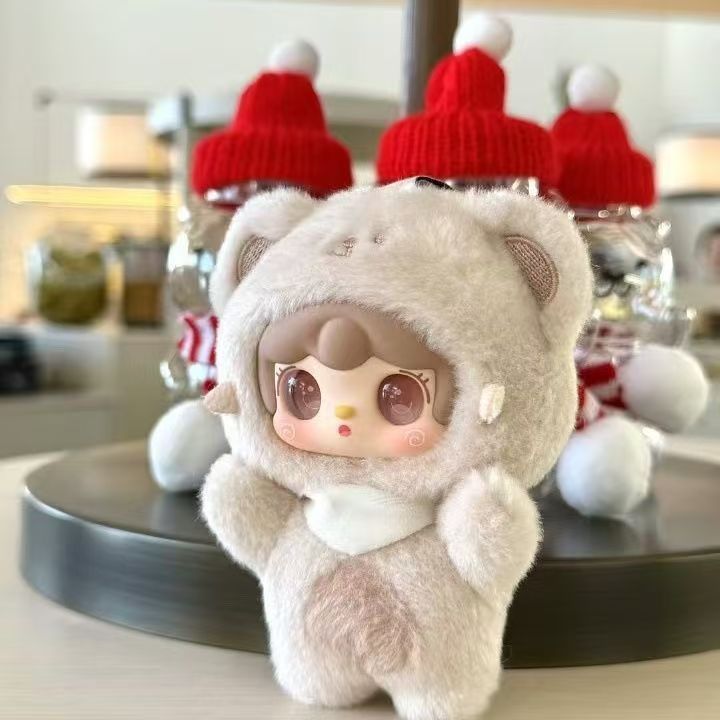 Yooki Bear V4 mini シークレット 黒 奥利奥小熊 ぬいぐるみ Yooki Bear V4 mini シークレット 黒 奥利奥小熊 ぬいぐるみ