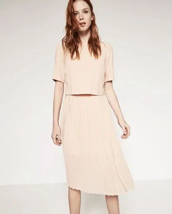 zara ZARA ザラ いちごミルク ゲスト ワンピース