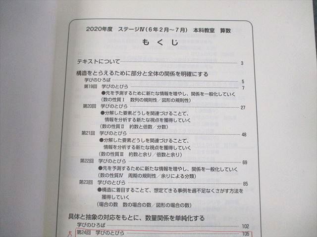 UR11-004 日能研 小6 中学受験用 2020年度版 本科教室/栄冠への道/計算と漢字 ステージIV 国語/算数/理科 計6冊 93L2D -  メルカリ