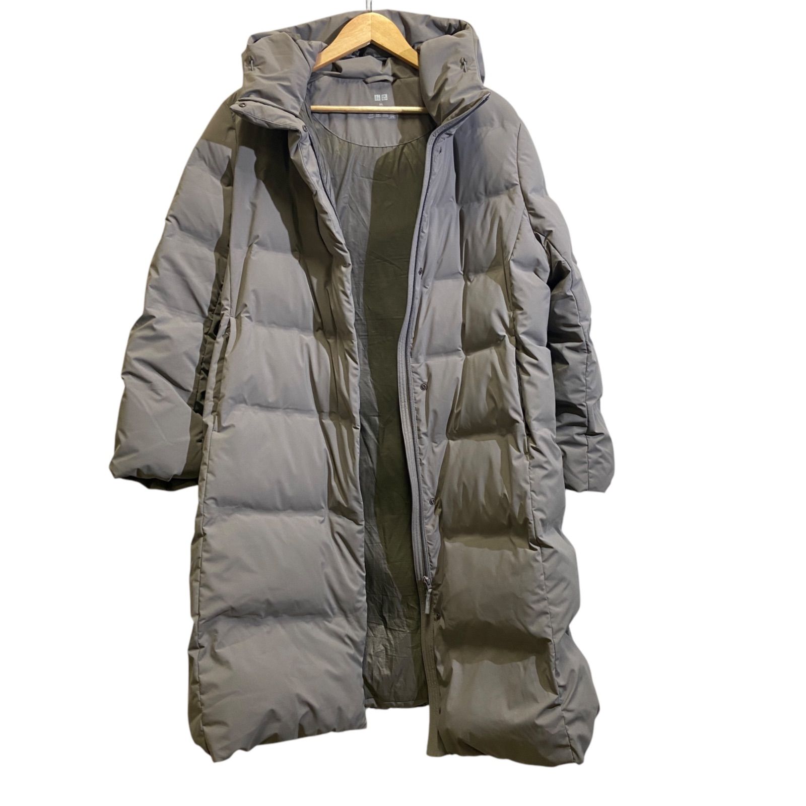 UNIQLO ユニクロ シームレスダウンロングコート グレー 3Lサイズ
