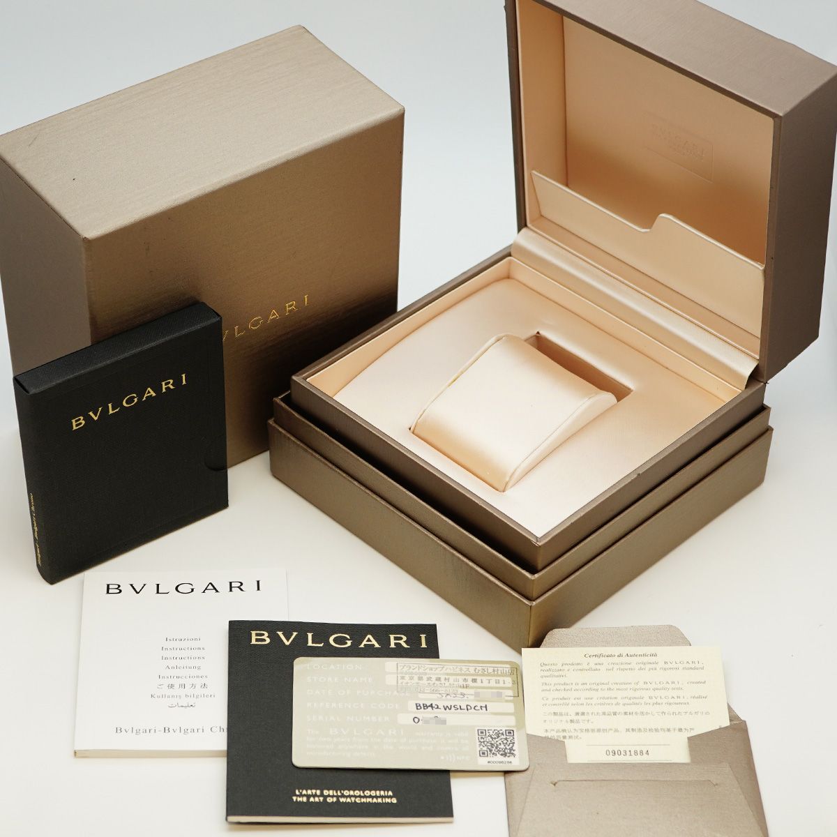 5 wwm 0241 ブルガリ ブルガリブルガリ 白文字盤 腕時計 メンズ