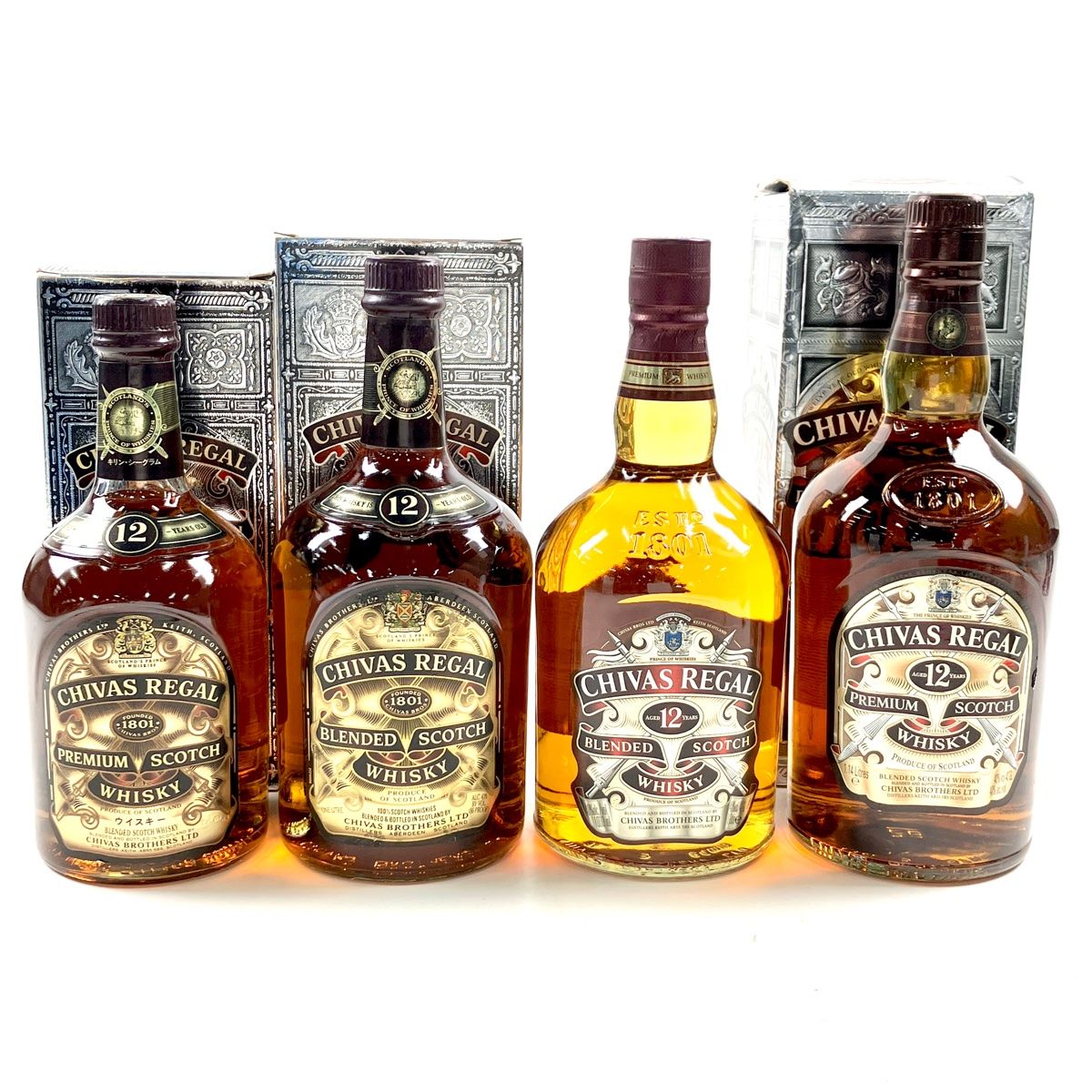 CHIVAS REGAL 12年 ブレンデッドウイスキー 4本セット CHIVAS REGAL 12