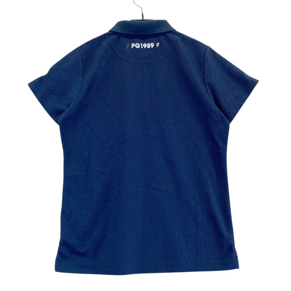 サイズ：1 PEARLY GATES パーリーゲイツ  半袖ポロシャツ  ネイビー系 [240101462114] ゴルフウェア レディース ストスト サイズ：1 PEARLY GATES パーリーゲイツ 半袖ポロシャツ
