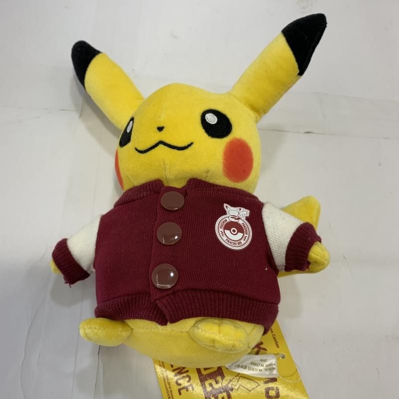 中古】タグ付) スタジャンピカチュウ RED カレッジロゴ