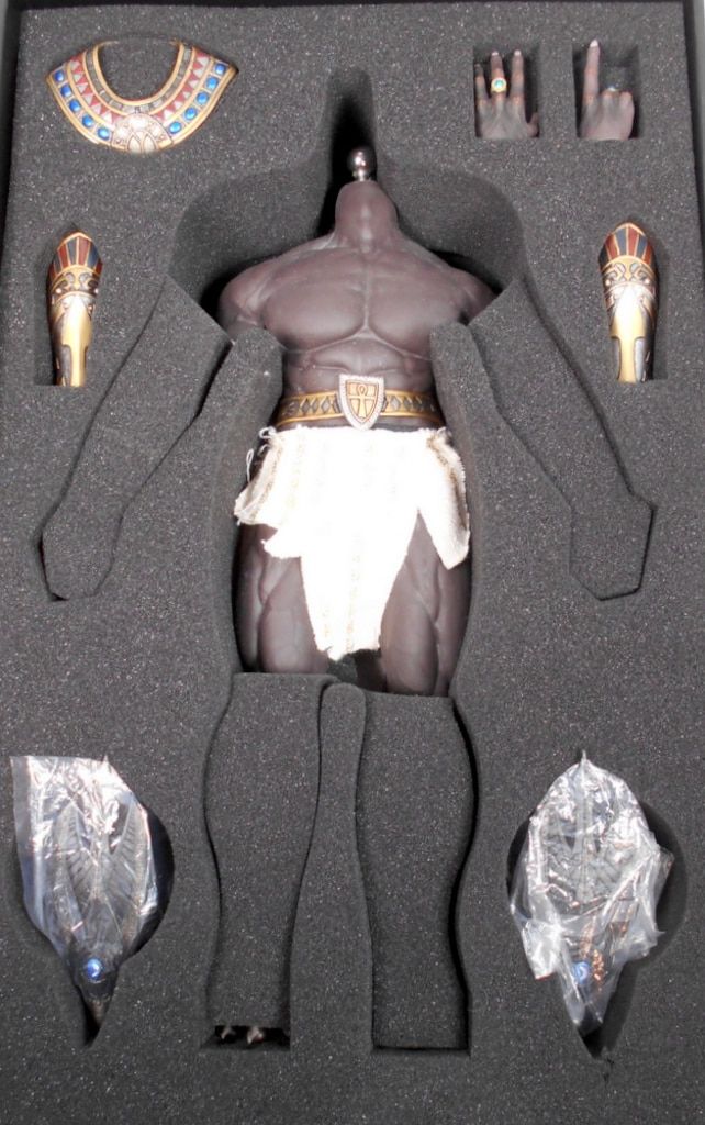 中古品　TBLeague　1/6フィギュアHorus 短期出品 TBLeague Horus Guardian of Pharaoh- Golden 1/6 Scale Action
