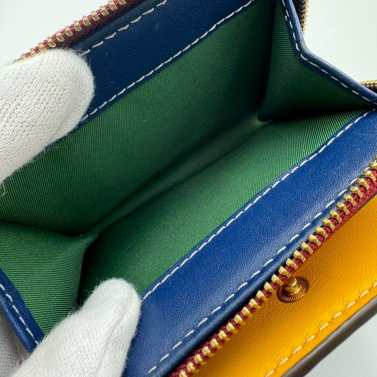 ◆ Tory Burch トリーバーチ 二つ折り 財布 マルチカラー um KBB1